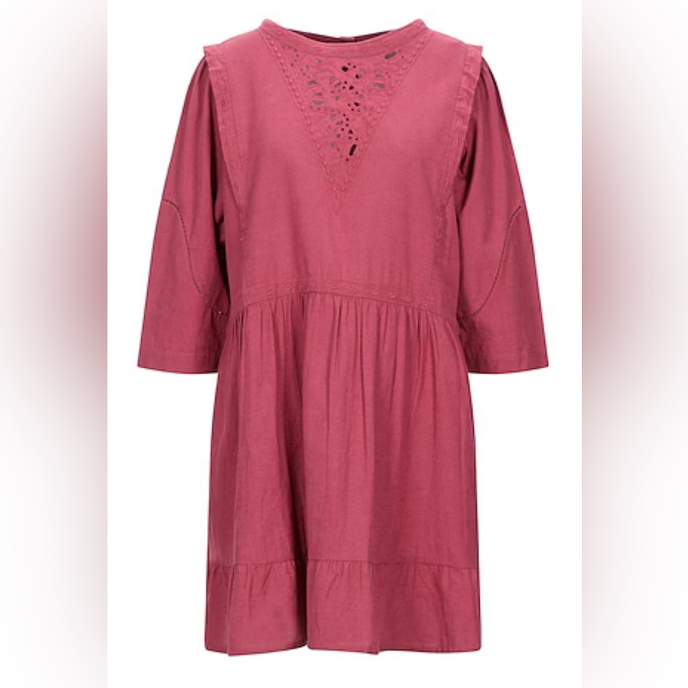 BA&SH Robe Lune in Raspberry